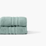 Drap de bain coton uni bouclette vert 70 x 120 cm Drap de bain coton uni bouclette vert 70 x 120 cm