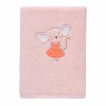 Drap de bain enfant poudre 70x130 cm Drap de bain enfant poudre 70x130 cm
