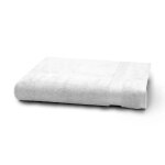 Drap de bain pur coton blanc 100x150 cm