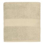 Drap de douche en coton beige 70x140 cm Drap de douche en coton beige 70x140 cm