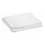 Drap de douche en coton blanc 70 x 130 cm