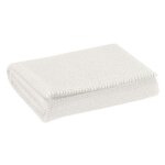 Drap de douche en coton neige 70 x 130