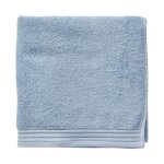 Drap de douche coton uni 65x130cm bleu