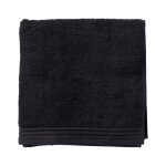 Drap de douche coton uni 65x130cm noir