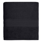 Drap de douche uni en coton bleu 70x140 Drap de douche uni en coton bleu 70x140
