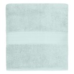 Drap de douche uni en coton bleu 70x140 Drap de douche uni en coton bleu 70x140