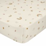 Drap - housse 100% coton multicolore 60x120x14 cm (berceau)