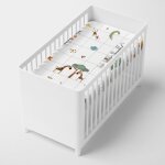 Drap - housse 100% coton multicolore 60x120x14 cm (berceau) Drap - housse 100% coton multicolore 60x120x14 cm (berceau)