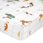 Drap - housse 100% coton multicolore 70x140x14 cm (berceau) Drap - housse 100% coton multicolore 70x140x14 cm (berceau)