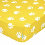 Drap - housse 100% coton multicolore 70x140x14 cm (lit bb)