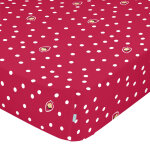 Drap - housse 100% coton multicolore 90x200x32 cm