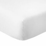 Drap housse 2 places coton blanc 160x200 cm Drap housse 2 places coton blanc 160x200 cm