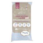 Drap housse bb et alse impermable gris 60x120