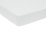 Drap housse bébé jersey coloris blanc 70x140 cm Drap housse bébé jersey coloris blanc 70x140 cm