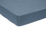 Drap housse bébé jersey coloris denim 70x140 cm Drap housse bébé jersey coloris denim 70x140 cm