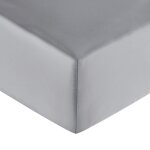 Drap housse coton argent 180x200 cm Drap housse coton argent 180x200 cm