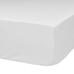 Drap housse coton bio blanc 90 x 190 cm Drap housse coton bio blanc 90 x 190 cm