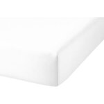 Drap housse en coton blanc 160x200 cm Drap housse en coton blanc 160x200 cm