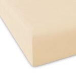 Drap housse en coton créme 90x200 Drap housse en coton créme 90x200