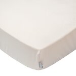 Drap housse en coton jersey beige 70x140 cm Drap housse en coton jersey beige 70x140 cm