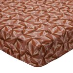 Drap - housse en coton multicolore 90x190x28cm