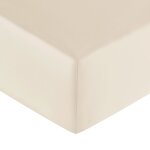 Drap housse coton poudre 90x190 cm