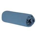 Drap housse enfant 60 x 120 cm extensible en coton oeko - tex bleu Drap housse enfant 60 x 120 cm extensible en coton oeko - tex bleu