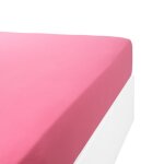 Drap housse jersey extensible en coton rose fuschia 70x190 cm Drap housse jersey extensible en coton rose fuschia 70x190 cm