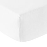 Drap housse lin blanc 180x200 cm Drap housse lin blanc 180x200 cm