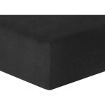 Drap housse lin lav caviar 180x200x40