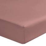 Drap housse en lin lav rouge 180x200