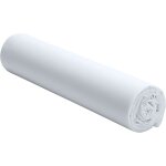 Drap housse percale de coton blanc nuage 160x200 cm