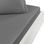 Drap housse en percale de coton galet 80x200 cm Drap housse en percale de coton galet 80x200 cm