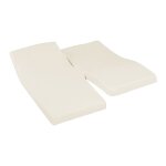 Drap - housse percale coton pour lit articul ecru 160x200 cm