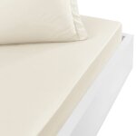 Drap housse en percale de coton petale 160x200 cm Drap housse en percale de coton petale 160x200 cm