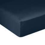 Drap housse satin de coton uni 140x190 cm