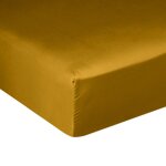 Drap housse satin de coton uni 140x190 cm
