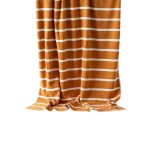 Drap de plage coton jacquard velours orange 90 x 160 cm