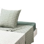 Drap plat en bambou kaki 240x300cm Drap plat en bambou kaki 240x300cm