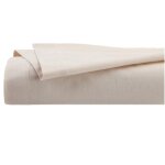 Drap plat en coton beige 90x190cm Drap plat en coton beige 90x190cm