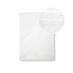 Drap plat percale de coton blanc 180x290 cm