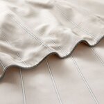 Drap plat satin beige 270x295 cm