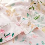 Drap plat satin rose clair 270x295 cm