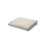 Drap plat uni en lin beige 240x300 Drap plat uni en lin beige 240x300