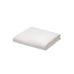 Drap plat uni en lin blanc 270x300 Drap plat uni en lin blanc 270x300