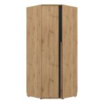 Dressing d'angle effet bois clair