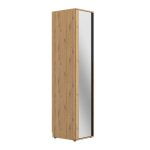 Dressing miroir effet bois clair