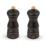 Duo de moulins  poivre et  sel chocolat h13cm