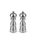 Duo de moulins à poivre et à sel en inox u'select h18cm Duo de moulins à poivre et à sel en inox u'select h18cm