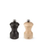 Duo moulins poivre et sel manuels bois chocolat naturel h10cm Duo moulins poivre et sel manuels bois chocolat naturel h10cm